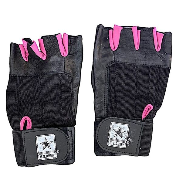 Weight Lifting Gloves Women's Size Large Army Workout Exercise - Picture 1 of 3